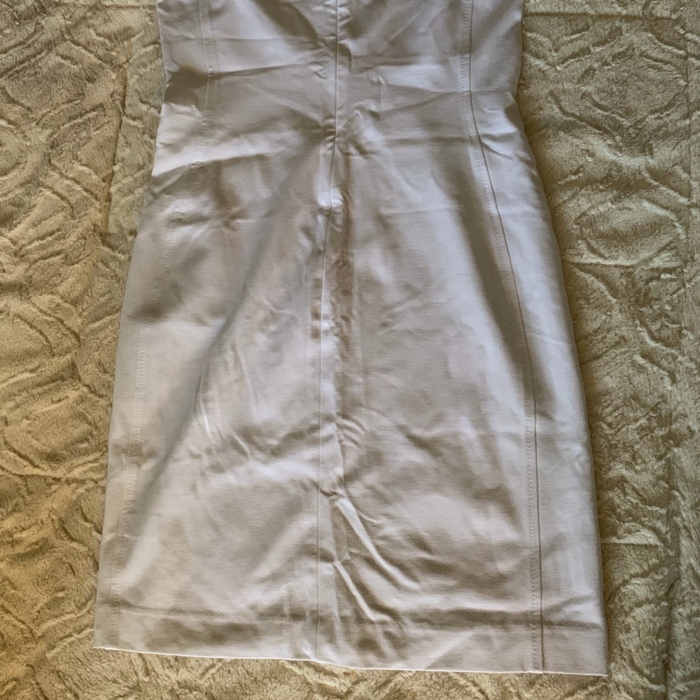 NWT BR Leather Sleeve Dress - Picture 9 of 11